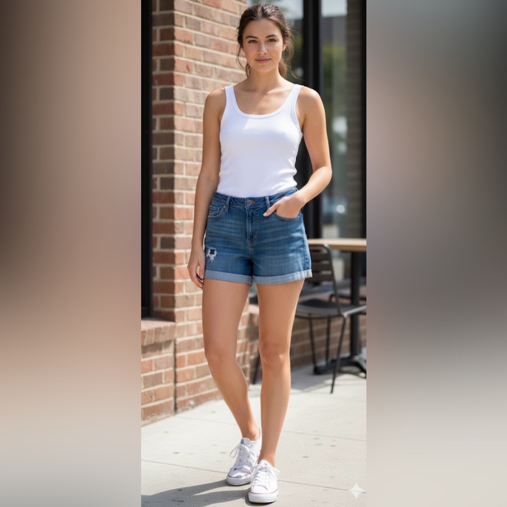 Gap jean shorts boy friend